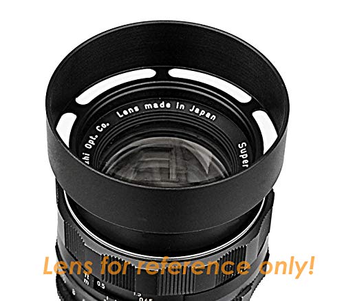 Fotasy Metal 43mm Vented Lens Hood, 43mm Metal Hood, 43mm Lens Hood for Fuji Leica Leitz Panasonic Olympus Panasonic Sony Lens, 43mm Screw-in Lens Hood - Image 3