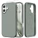 GONEZ Magnetic for iPhone 17 Case Compatible with MagSafe AntiScratch Microfiber Lining Screen Protector Silicone Camera Control Shockproof Slim Phone Cover 63 inch Calke Green - Image 2