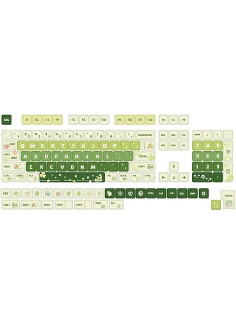 133 Keys Mechanical Keyboard Keycaps Light Green Xda Height Pbt Keycap Sublimation For 61 64 68 87 96 104 108 Keyboards Xda Keycaps Keycap Computer Accessories Keyboard And Mouse Accessories Plastic