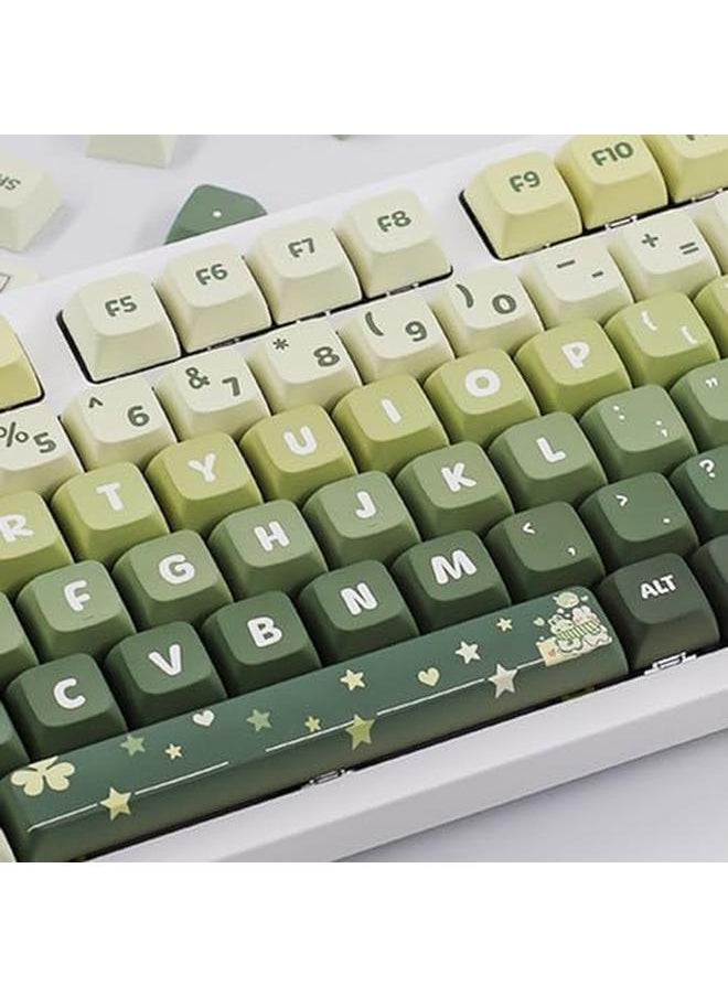erorex - 133 Keys Mechanical Keyboard Keycaps Light Green Xda Height Pbt Keycap Sublimation For 61 64 68 87 96 104 108 Keyboards Xda Keycaps Keycap Computer Accessories Keyboard And Mouse Accessories Plastic - Image 1