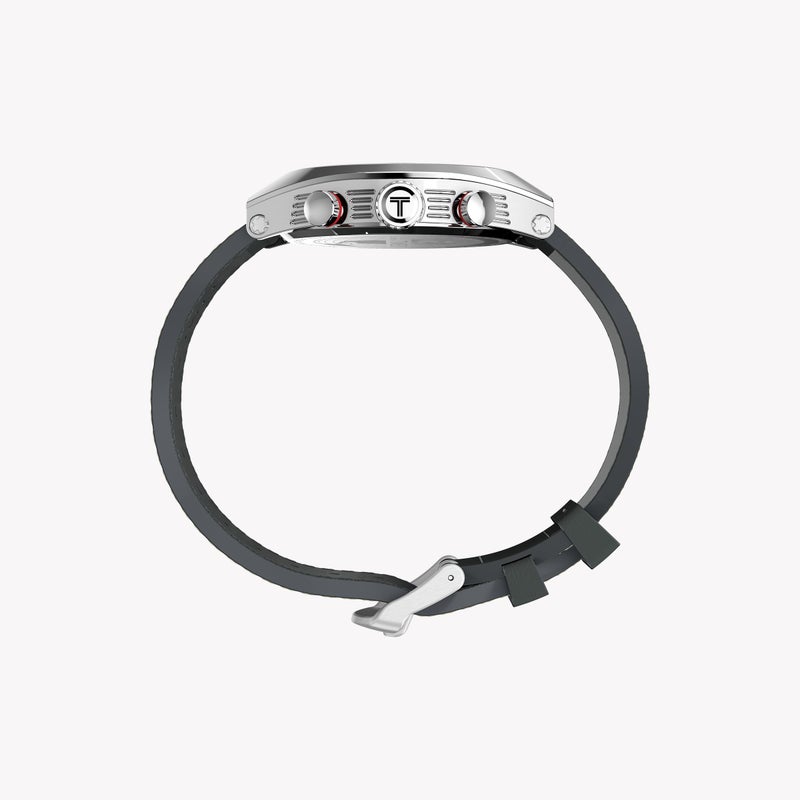 TIMEX Mens Legacy Tonneau SST Taupe Dial Brown Strap Watch | TW2W93400 - Image 2