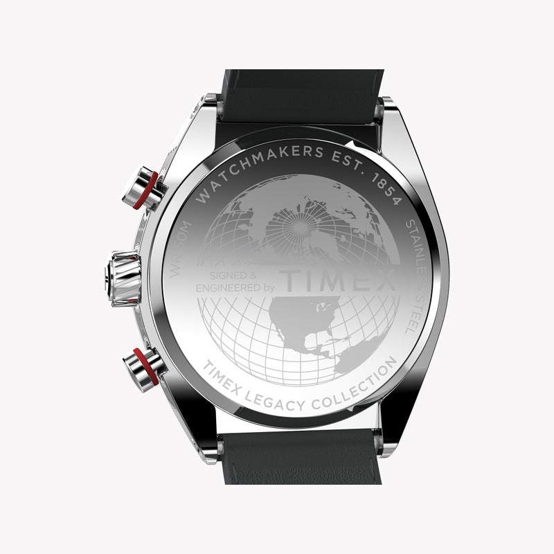 TIMEX Mens Legacy Tonneau SST Taupe Dial Brown Strap Watch | TW2W93400 - Image 4