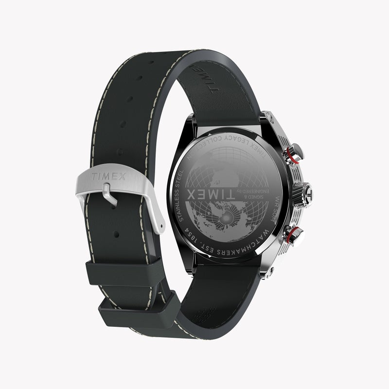 TIMEX Mens Legacy Tonneau SST Taupe Dial Brown Strap Watch | TW2W93400 - Image 5