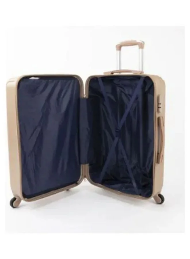 LIMRA Hardside 6 Piece Luggage Trolley Set Gold