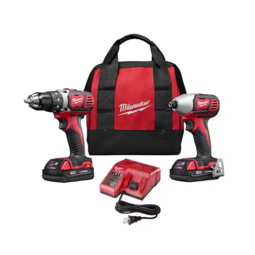 Milwaukee طقم مثقاب ومفك تأثير مدمج Milwaukee 2691-22 بجهد 18 فولت - Image 1
