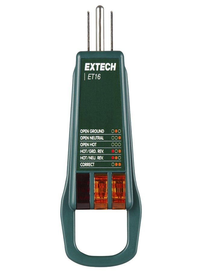 إكستيك جهاز اختبار المقبس ET16 من Extech - Image 1