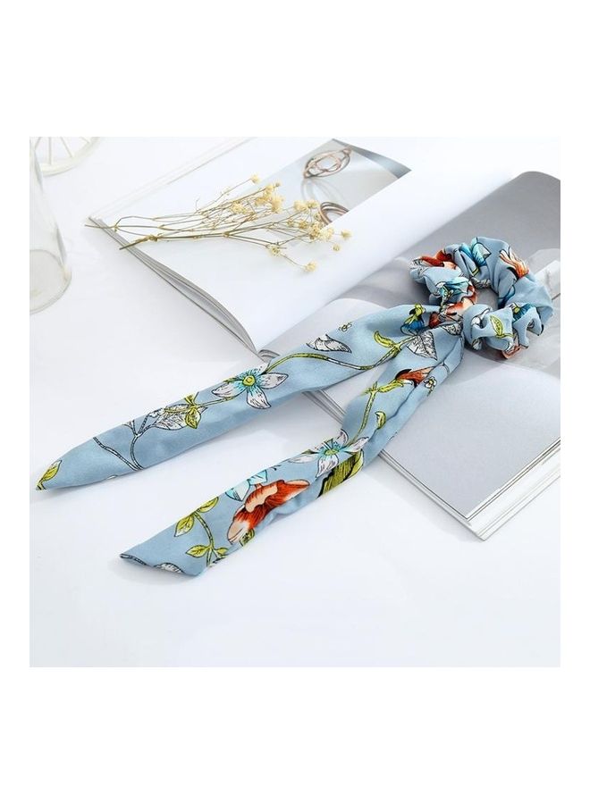 NIBEMINENT Bow Streamers Hair Ring Fashion Ribbon Blue - Image 2