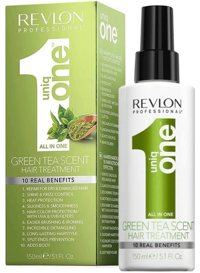 Revlon Professional Revlon Uniq One Green Tea Scent Hair Treatment For Unisex 5.1 Oz Treatment - Image 2
