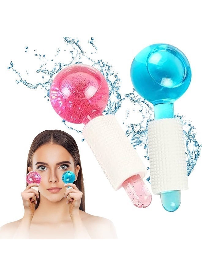 2-Piece Ice Globes Facial Massager Set for Face, Eyes & Neck - Cooling Glass Cryo Roller for Puffiness, Dark Circles, Pore Tightening & Skin Lifting - Image 5