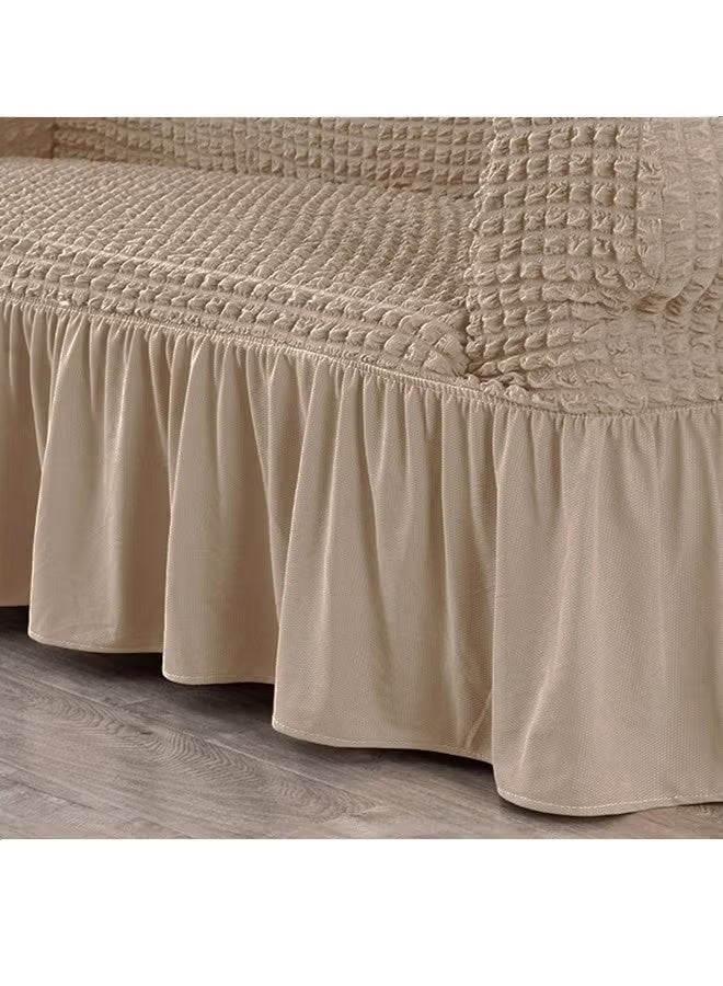 sofa cover 3 seater Super Stretchable Wrinkle-free Full Coverage Couch Slipcover Exquisitely Detailed Slip Flexible Resistant Jacquard Sofa Cover  190-230cm - Image 4