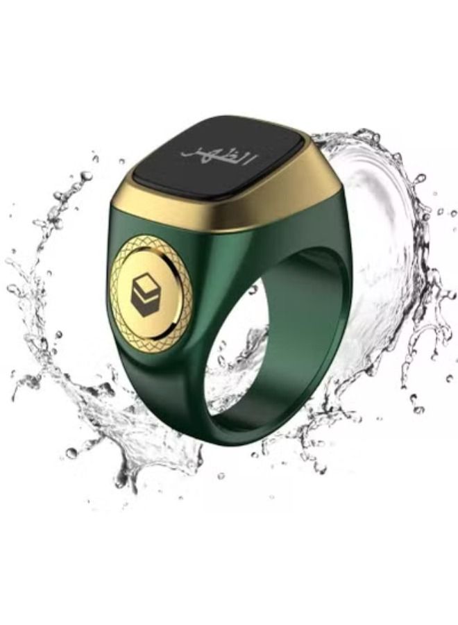 Digital Bluetooth Smart Zikr Tasbih Ring Prayer Reminder with OLED Display - Image 1