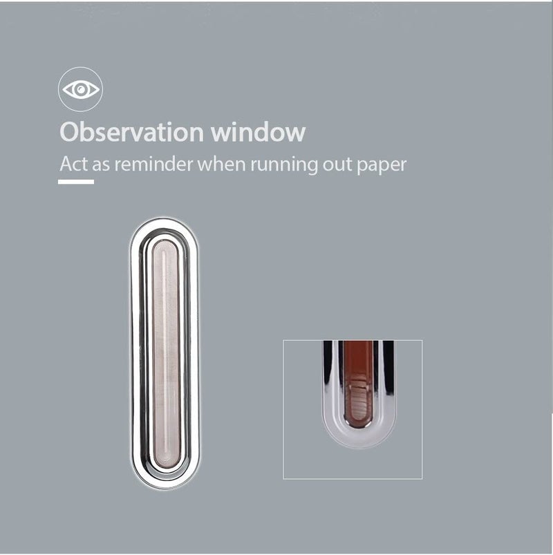 AMIGOS STORE Amigos Store Paper Multifold Mini Hand Towel Paper DispenserTissue Paper Holder for KichenBathroomHotelsRoomsABS Tissue Paper Dispenser Wall Mounted 2 Pkt Capacity - Image 5