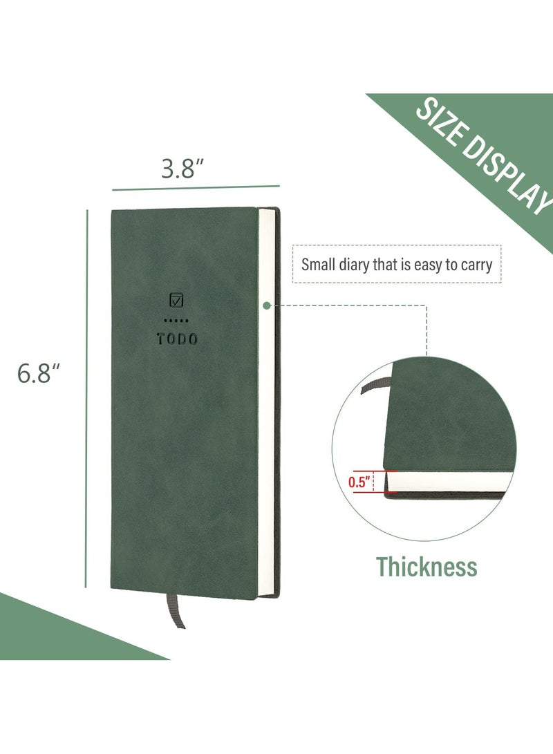 CMGTYYD. 2 قطعة دفتر قائمة مهام من الجلد الناعم، 196 صفحة مفكرة جيب للخطط اليومية والجدول الدراسي، لوازم مدرسية مثالية لطلاب المدارس الثانوية - Image 2