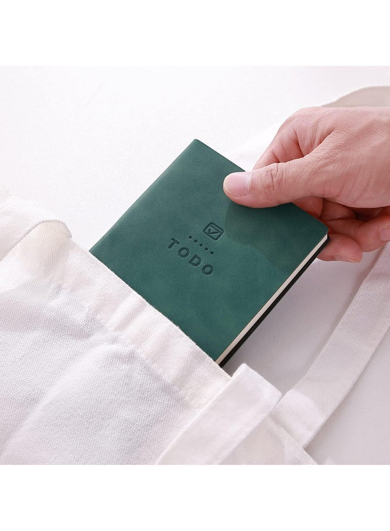 CMGTYYD. 2 قطعة دفتر قائمة مهام من الجلد الناعم، 196 صفحة مفكرة جيب للخطط اليومية والجدول الدراسي، لوازم مدرسية مثالية لطلاب المدارس الثانوية - Image 5