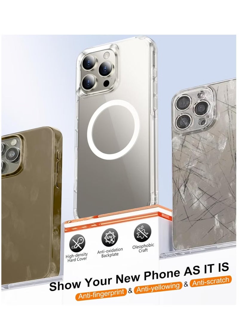 ELTRAZONE Upgrade 2-in-1 Layer Phone 16 Pro Max Case [Compatible with MagSafe] Double Layer Structure, Heavy Duty Protection, Anti-Yellowing Shockproof Case for iPhone 16 Pro Max 6.9 inch (Clear) - Image 5