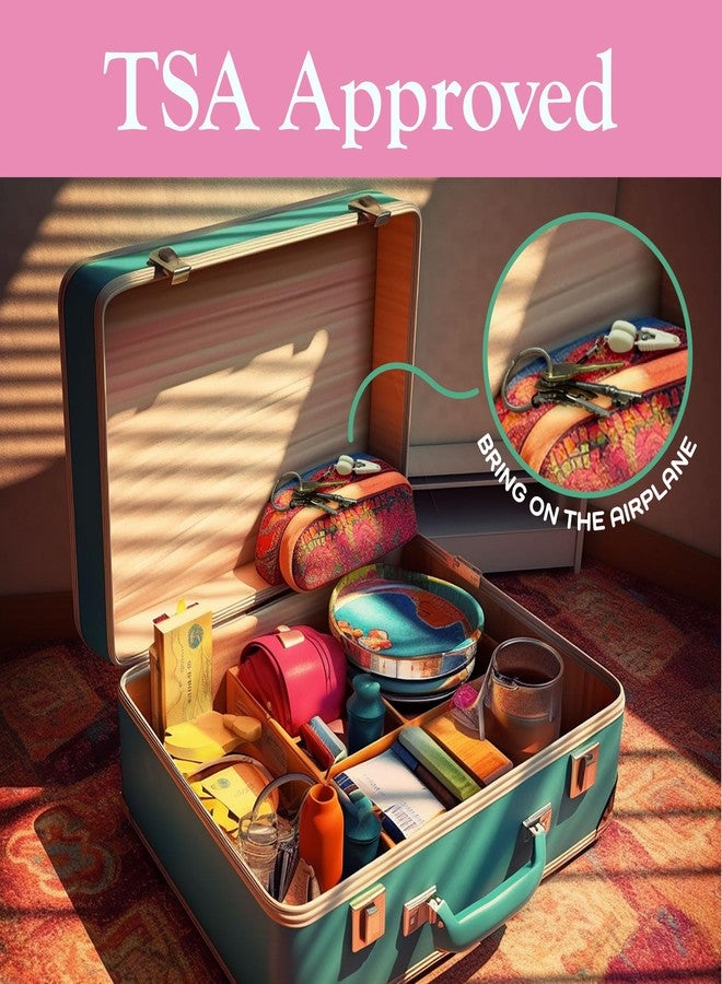 BambooMN JubileeYarn Itty Bitty Snippy Portable Keychain Scissors - White - 1 Pair - Image 5