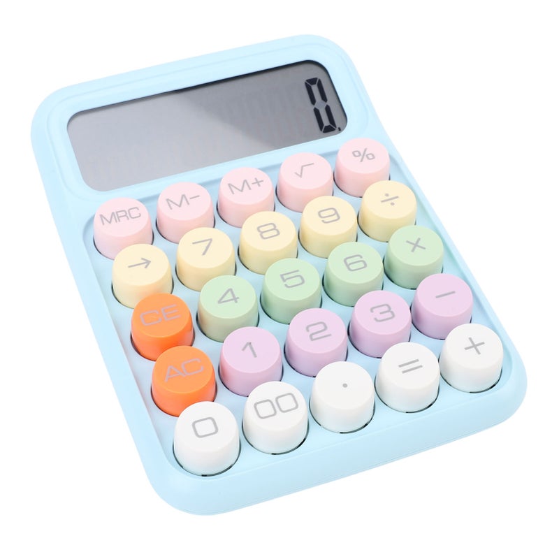 Desktop Calculator: 12-Digit Large Display, Sturdy ABS Material - Mechanical Style Keys, Fade-Resistant Numerals for Office, School, Home Use - Image 4