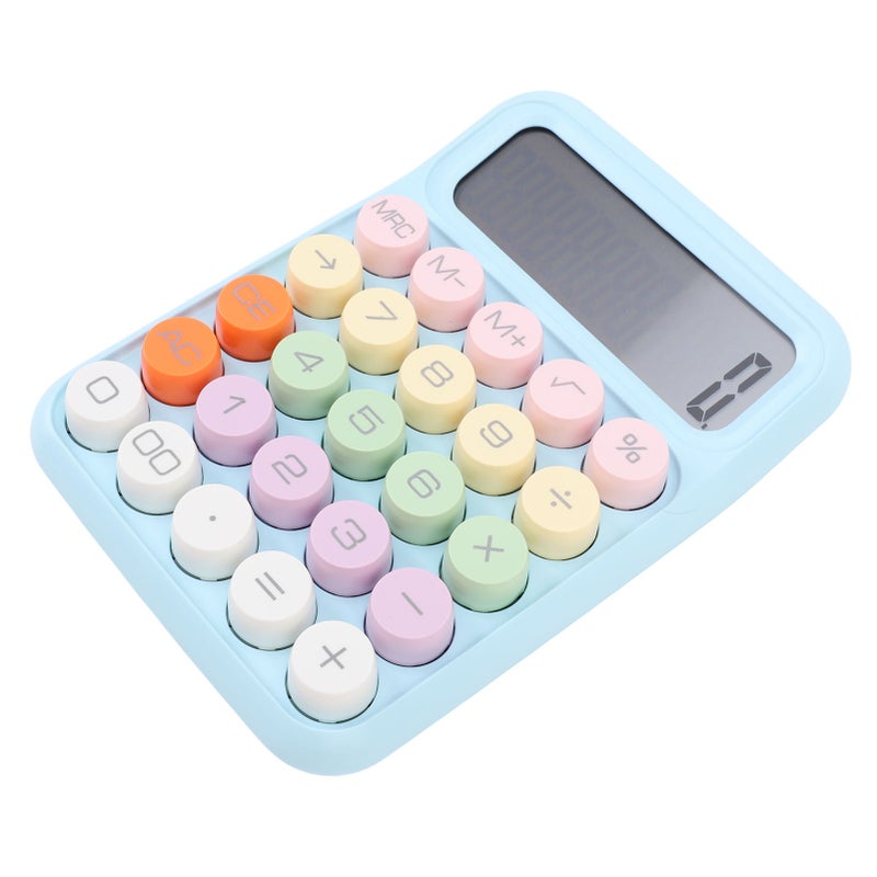 Desktop Calculator: 12-Digit Large Display, Sturdy ABS Material - Mechanical Style Keys, Fade-Resistant Numerals for Office, School, Home Use - Image 5