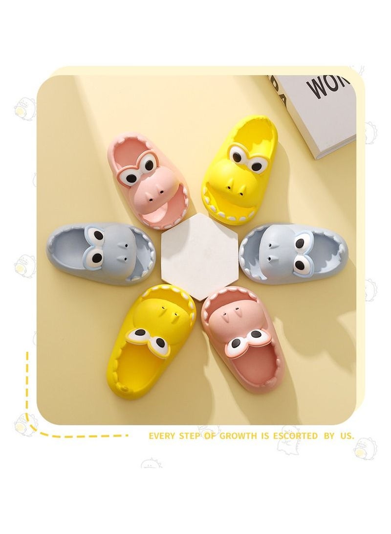 Loquat Dinosaur Household Anti Slip Thick Sole Children's Slippers  - Image 2