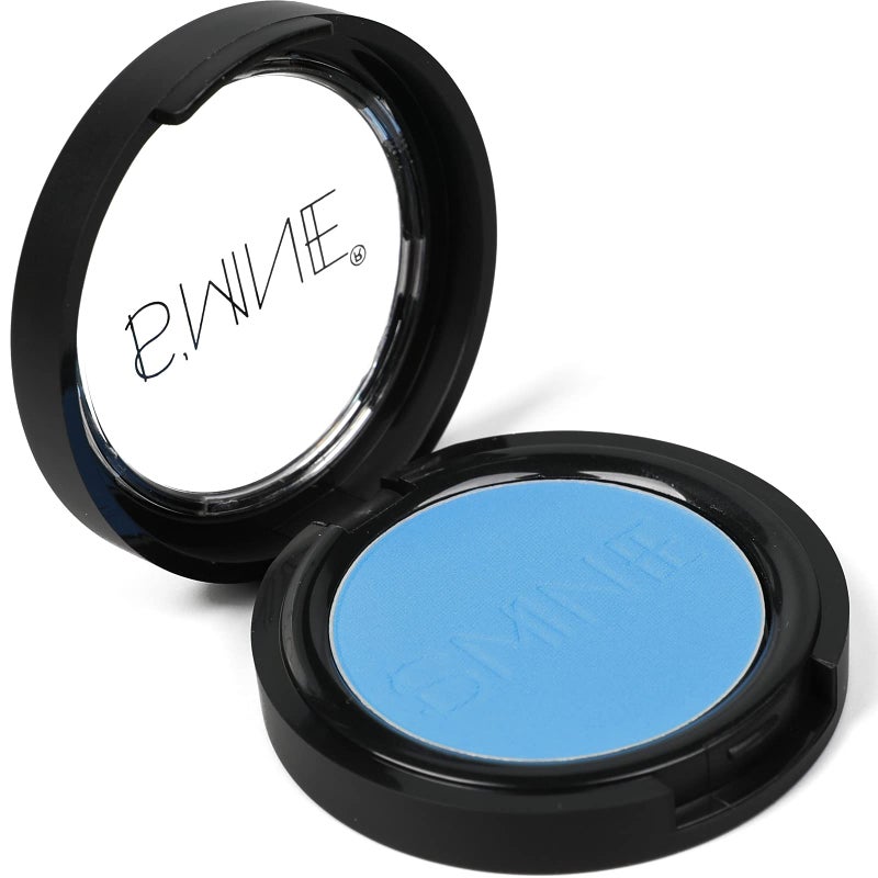 IS'MINE Single Sky Blue Matte Eyeshadow, High Pigment, Longwear, Intense Color Best Pressed Eye Makeup for Day & Night - Image 5