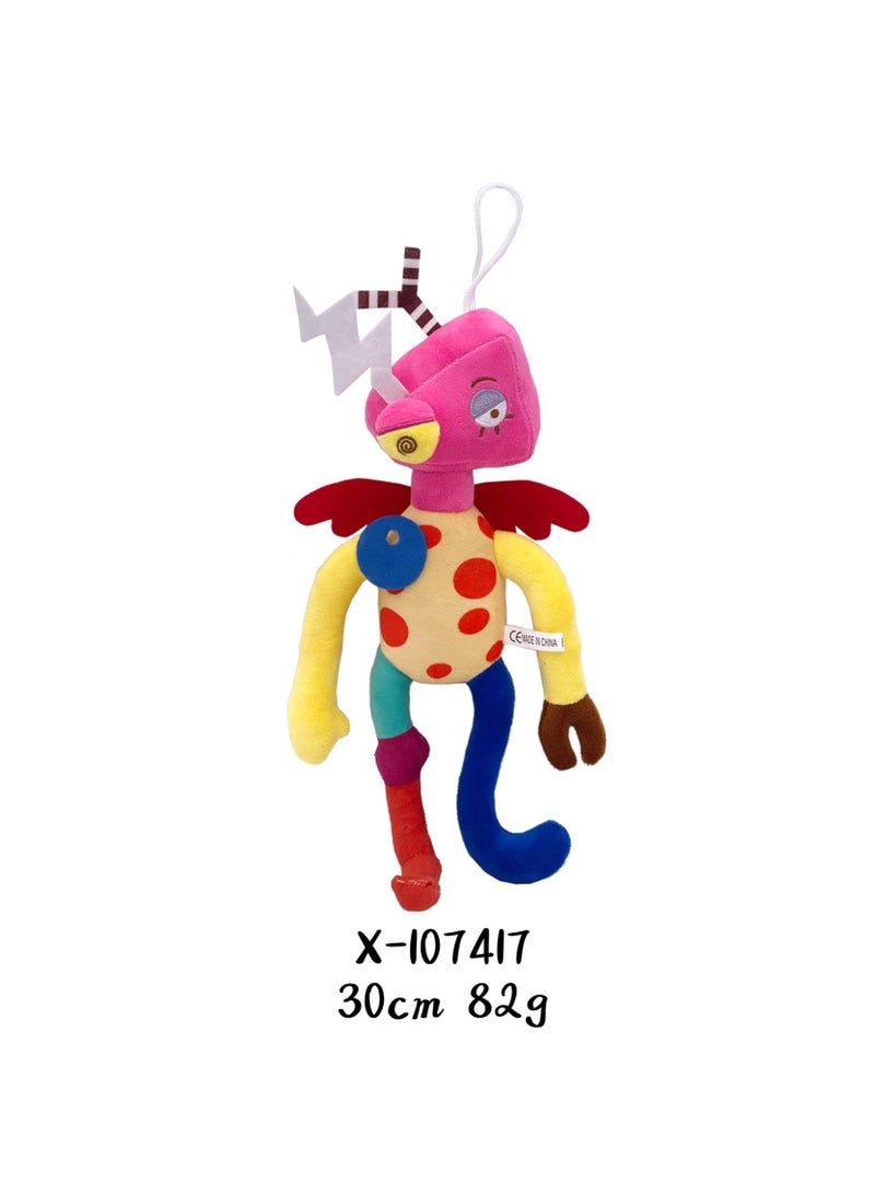 The Amazing Digital Circus Plush Doll - Cute Cartoon Stuffed Animal Plushie Doll Perfect Pomni Jester Collectible Toy for Kids and Fans Ideal Birthday Gift 30cm