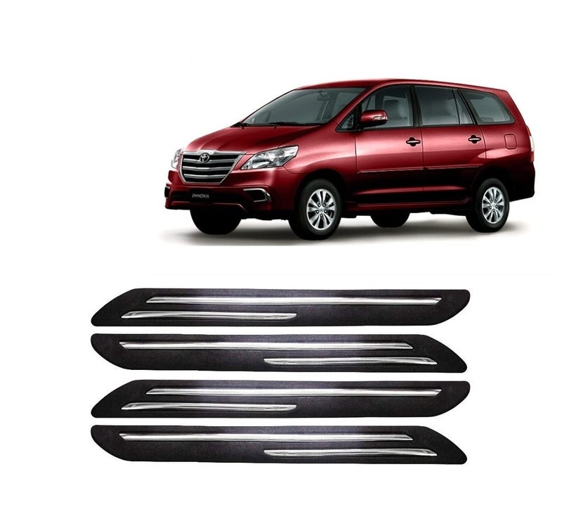 Car Bumper Guard for Innova (2004-2015) - (Chrome Strip)