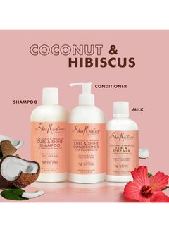 Shea Moisture Coconut & Hibiscus Curl Care Shampoo, Conditioner & Styling Milk with Shea Butter & Coconut Oil - pzsku/ZE2A1A3AF62632FAAB60AZ/45/_/1730620457/82142bb9-a5c5-47a8-b85d-262779f8dd81