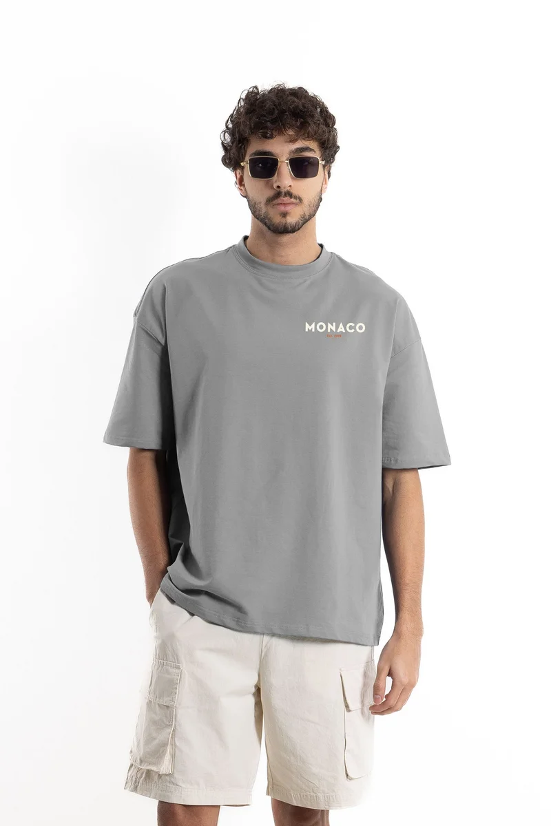 SHAPES COTTON BLEND PRINTED T-SHIRT