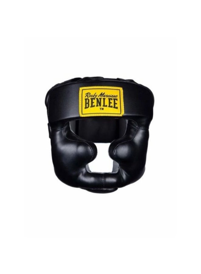 BENLEE Art Leather Head Guard Full Protection BLK 199098/1000 – L/XL Boxing & MMA Safety Gear
