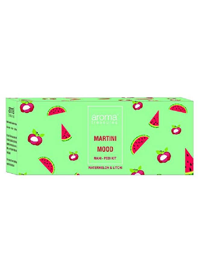 Aroma Treasures Martini Mood Manipedi Kit Watermelon And Litchi 77 G - Image 4