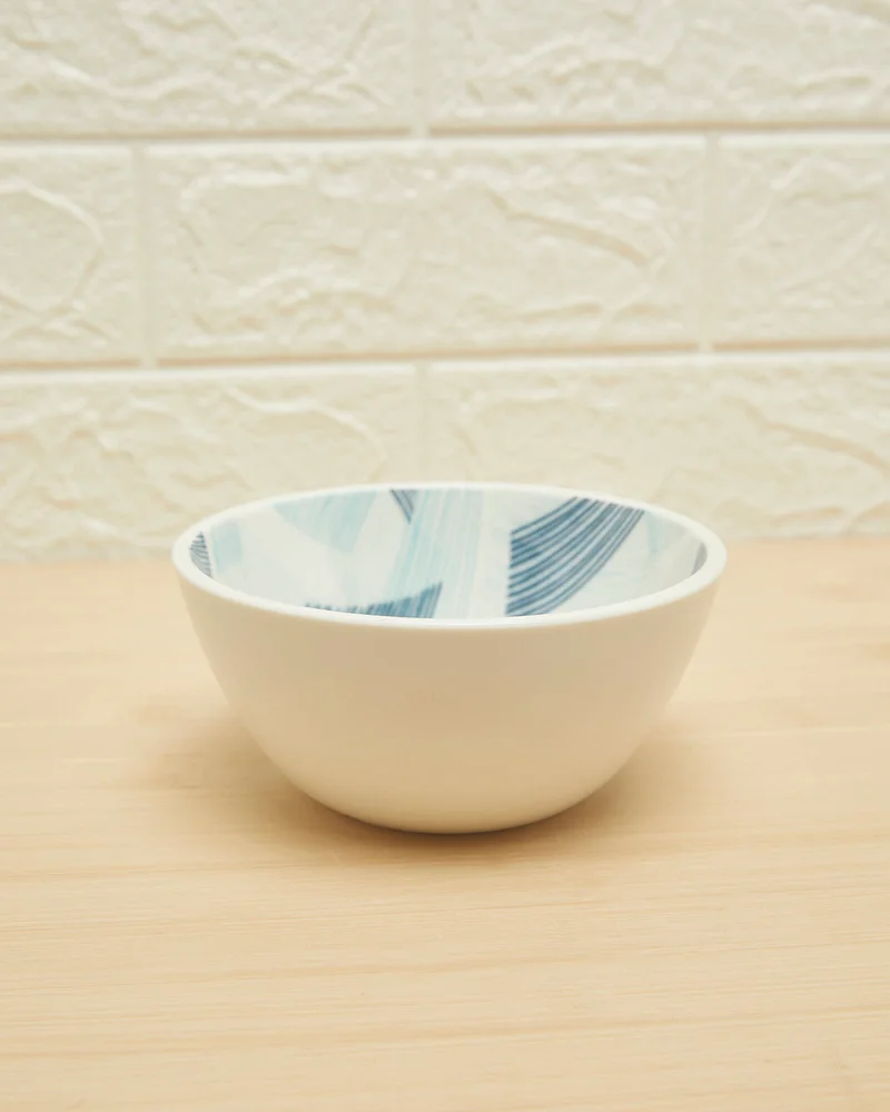 Redtag Blue Printed Round Bowl
