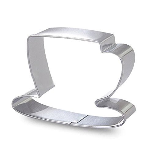 wotoy Tea Pot And Tea Cup Biscuit Cookie Cutter - Stainless Steel - Image 3