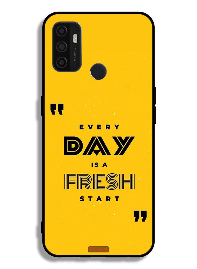 Tolwak Oppo A53 4G Protective Case Cover Every Day Is A Fresh Start - Image 2