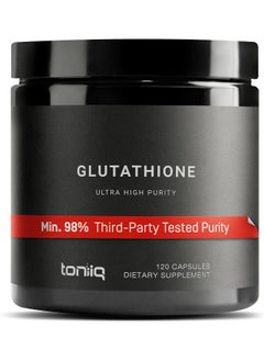 Toniiq Ultra High Strength Glutathione Capsules 1000Mg With Concentrated Formula - 120 Pieces  - Image 1