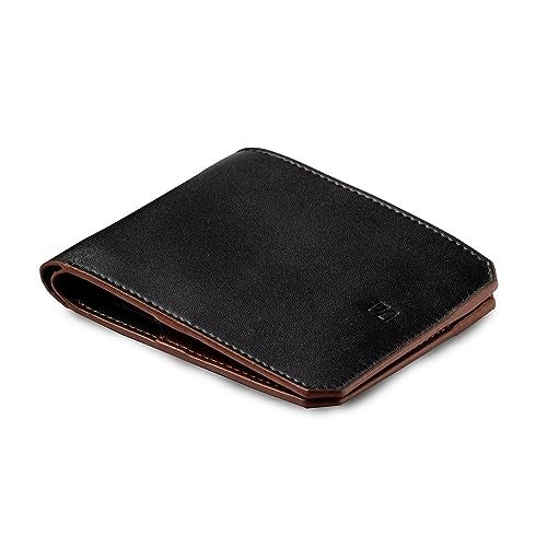 scarters Slim Bifold Wallet for Men | RFID Blocking Faux Leather Wallet | Minimalist Mens Wallet with 6 Card Slots & 2 Hidden Cash Pockets | Premium Bifold Card Holder Purse (Black) - Image 1