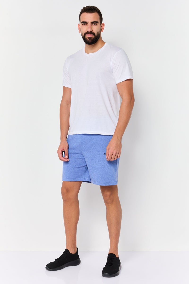 Champion Men Sportswear Fit Brand Logo Outdoor Shorts, Heather Blue - Image 3