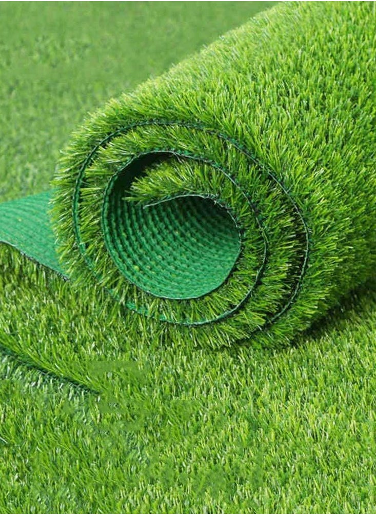 HOME TASTE Artificial Grass Carpet 2 x 2 Meter – Lush & Realistic Turf for Garden, Balcony, Outdoor & Indoor Decor – Soft, Durable, and Low Maintenance Lawn Mat  - Image 1