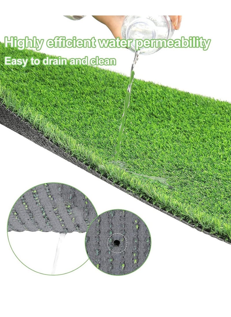 HOME TASTE Artificial Grass Carpet 2 x 2 Meter – Lush & Realistic Turf for Garden, Balcony, Outdoor & Indoor Decor – Soft, Durable, and Low Maintenance Lawn Mat  - Image 5