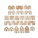 THE FRECKLED FROG Little Happy Architect Set of 22 Ages 18m Wooden Blocks for Toddlers Create Endless Village Layouts Lightweight - Image 3
