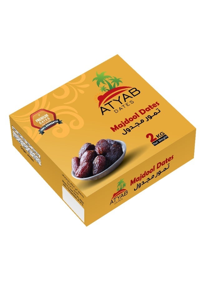 Atyab Dates Ajwa Dates Jamboo Size 2 KG Medjool Premium Dates 2 KG Bundle - Image 3