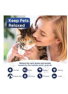 Furtey Calming Collar for Cats 4 Pack Cat Calming Collar Calming Cat Collar Relieve Stress and Anxiety  - Image 2