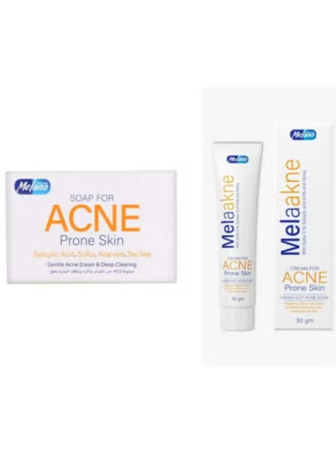 ACNE MELAAKEN CREAM 30g+soap 100g