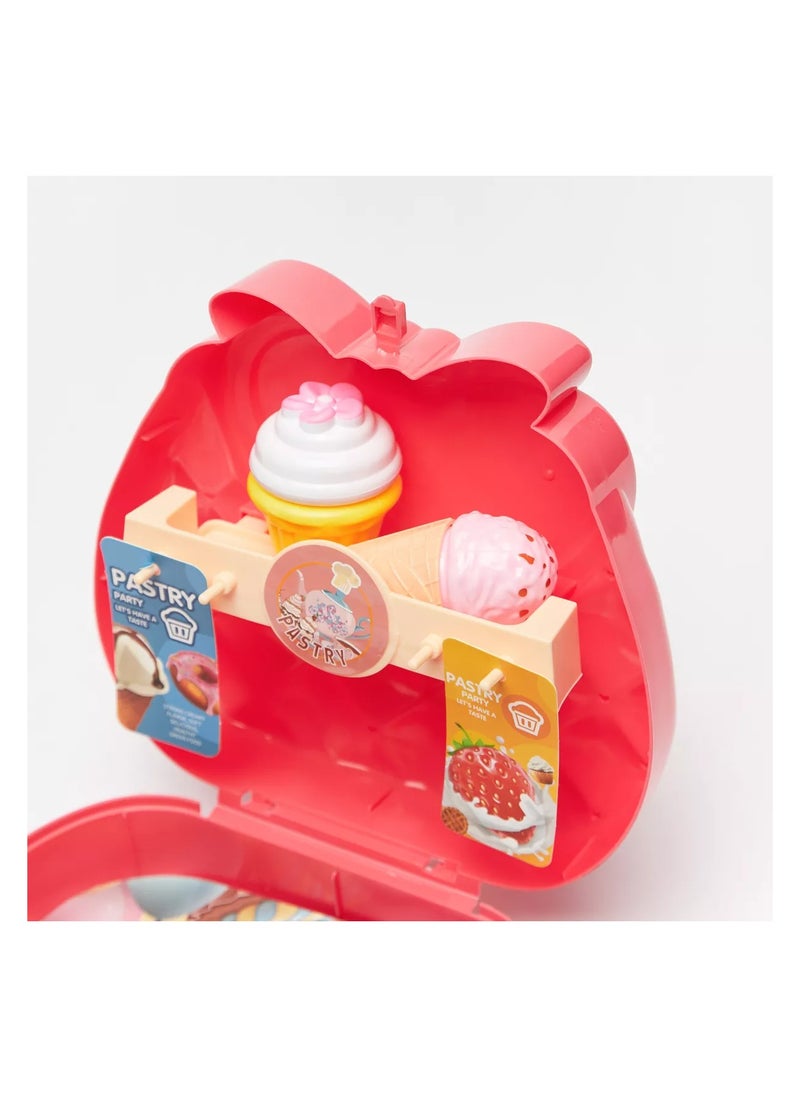 null - Eid game. Kitchen game for children. Ice cream shop in the shape of a chic shoulder bag in a distinctive - Image 1