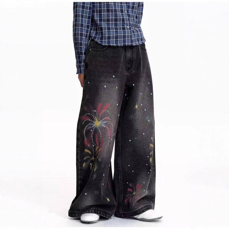 Unisex Casual Daily Denim Jeans - Image 4