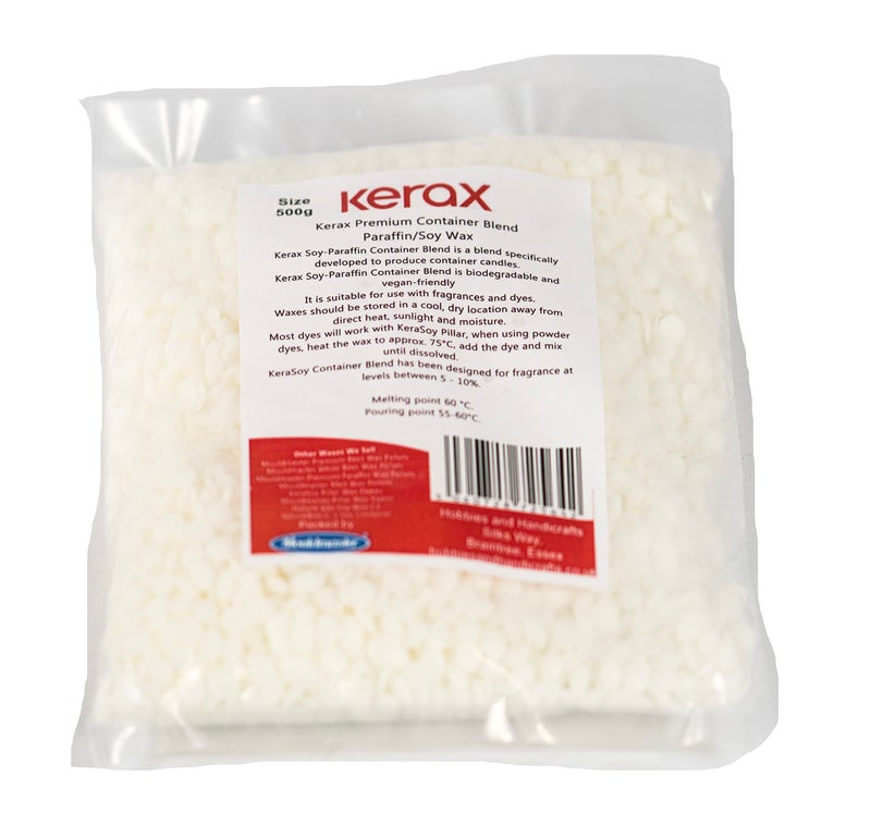 Mouldmaster Kerax Premium Container Blend ParaffinSoy Wax Off White 500g