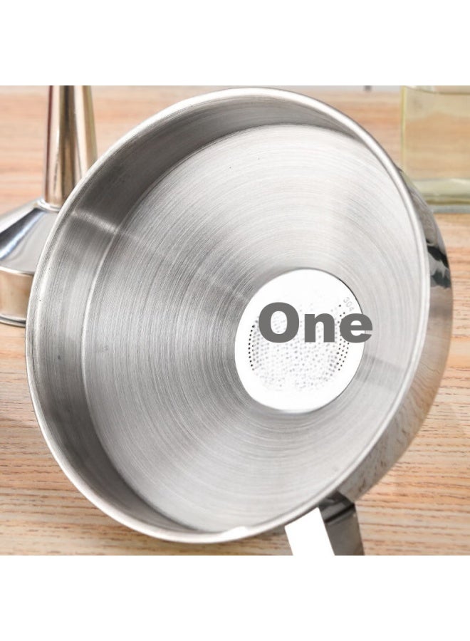 Jekero Jekero 304 Detachable Strainer Stainless Steel Funnel Large Size Oil And Wine Strainer - 15cm  - Image 4