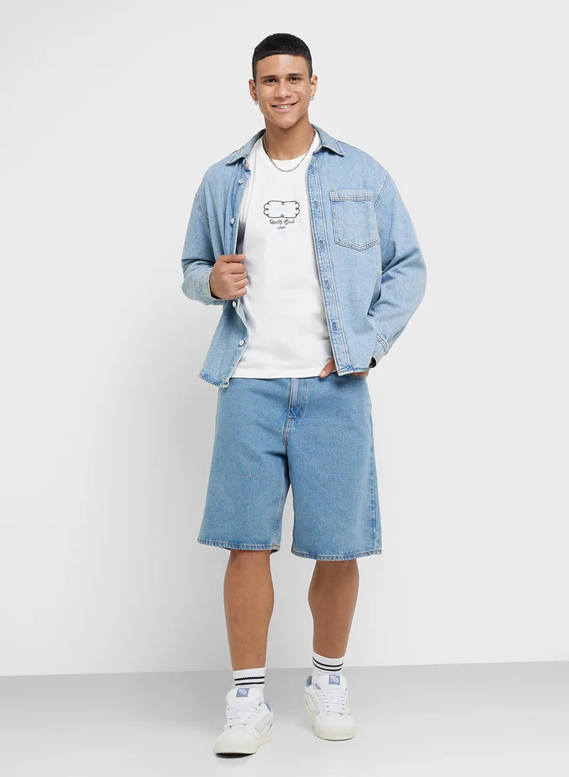 Seventy Five Oversized Graphic T-Shirt