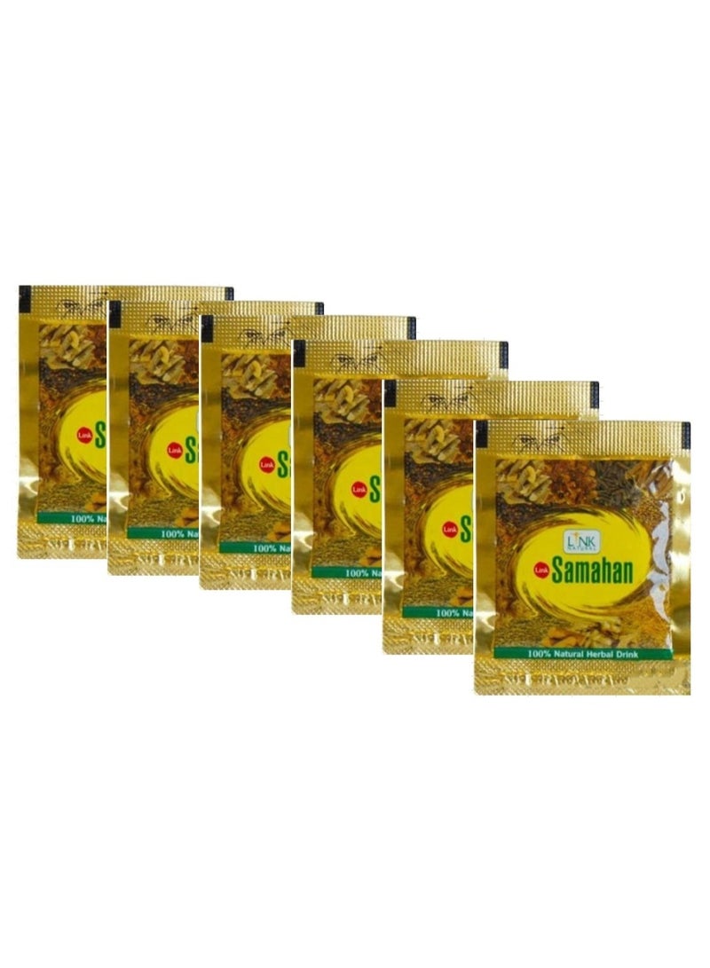 Samahan 100% Natural Herbal Tea 6 Sachets – Ayurvedic Wellness & Cold Relief Drink - Image 1