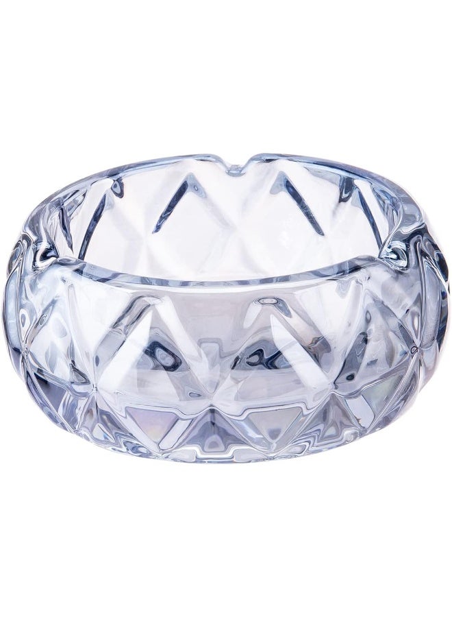 AKDC Delisoga Glass Ashtray L(12CM)XW(12CM)XH(5CM) Light blue - Image 3