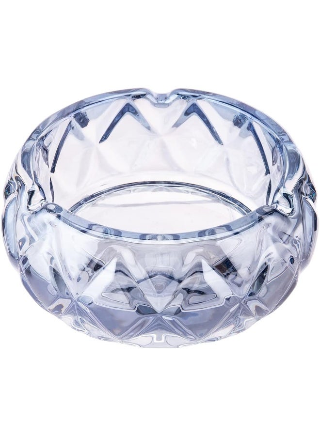 AKDC Delisoga Glass Ashtray L(12CM)XW(12CM)XH(5CM) Light blue - Image 1